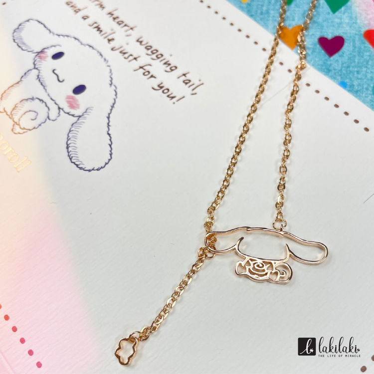 Picture of [925 Sterling Silver] Cinnamoroll x Cloud Charm Necklace