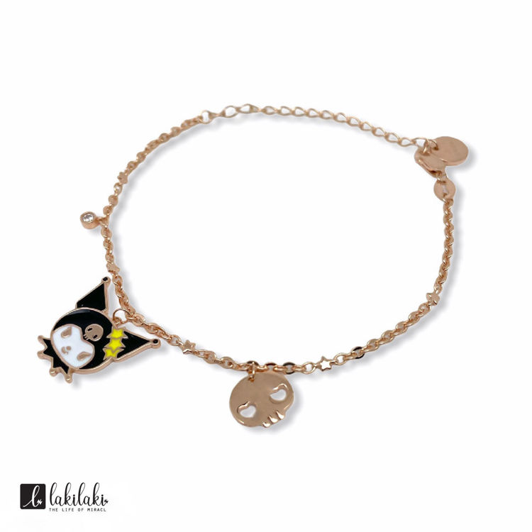 Picture of [防敏感金屬]可愛小惡魔系列- Kuromi手鏈